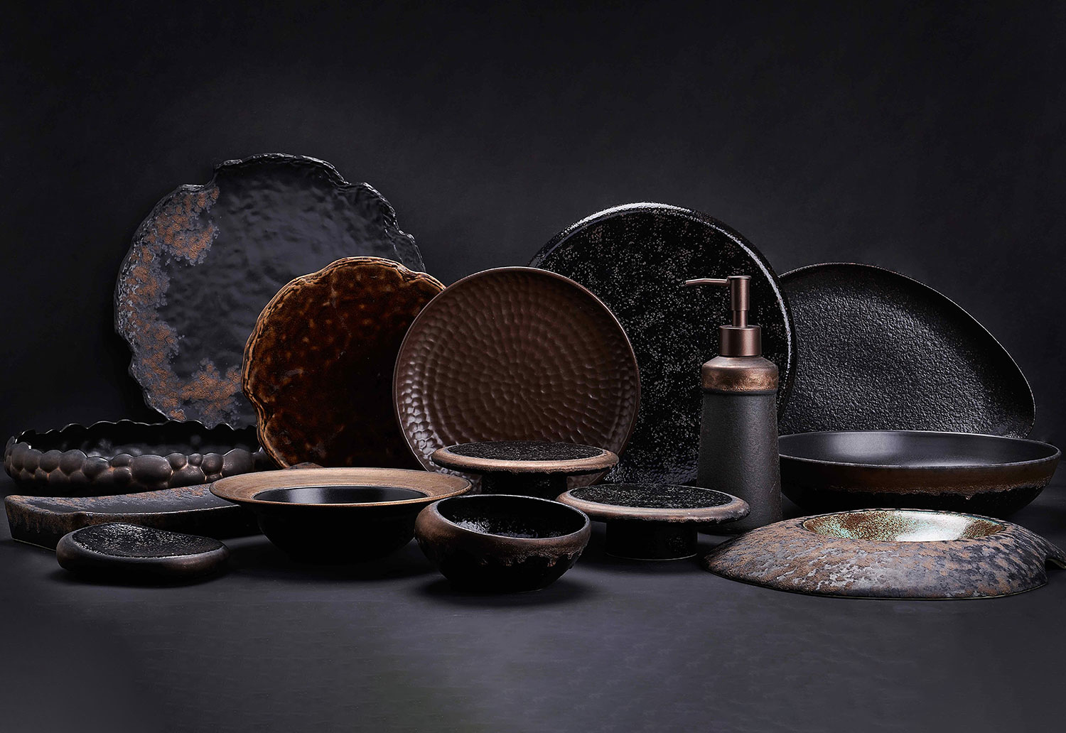 Kevala Ceramics in collaboration with Tom Aikens made for The Langham Restaurant